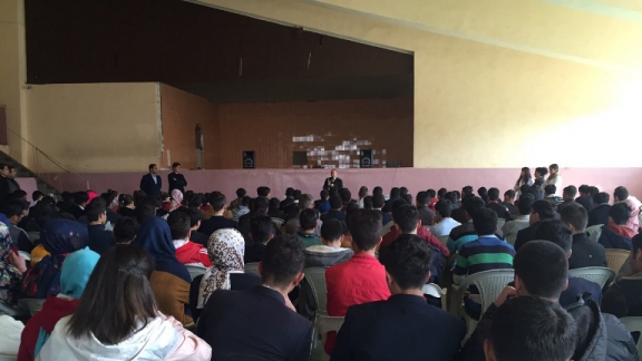 İl Milli Eğitim Müdürümüz Sayın Mehmet Emin KORKMAZ´ın Beş Minare Anadolu Lisesi Semineri