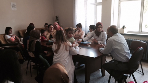İl Milli Eğitim Müdürümüz Sayın Mehmet Emin KORKMAZ Güroymak Fatih Ortaokulunda seminer çalışmalarına katıldı.