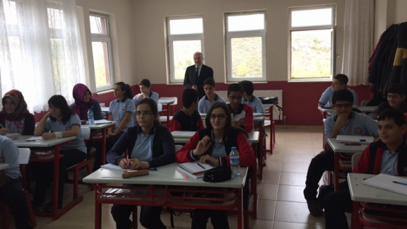 İl Milli Eğitim Müdürümüz Sayın Mehmet Emin KORKMAZ´ın Merkez Özel Pusula Temel Lisesi ziyareti