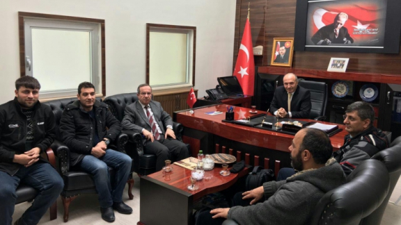 Haber Muhabirlerinin Sayın İl Milli Eğitim Müdürümüz Mehmet Emin KORKMAZ´ı makamında ziyaret etti.