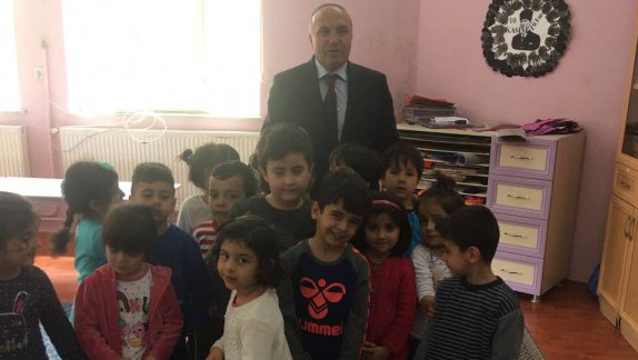 Sayın  İl Milli Eğitim Müdürü M.Emin Korkmaz, Sevgili Öğretmenim Anaokulunu ziyaret etti.