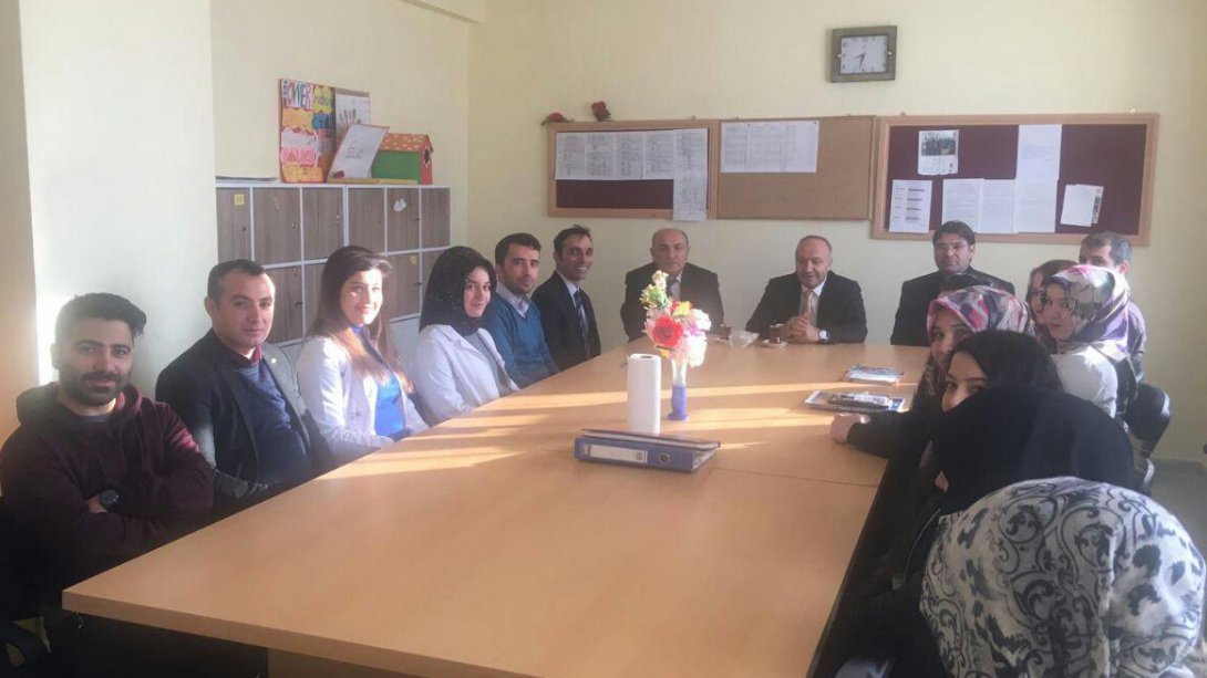 İl Milli Eğitim Müdürümüz Mehmet Emin Korkmaz Şükri Bitlisi Ortaokulu ve MNG Kargo İlkokulunu Ziyaret Etti. 