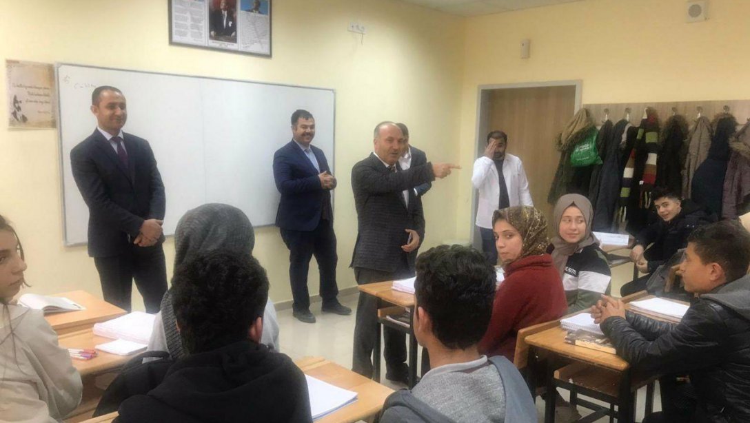 İl Milli Eğitim Müdürümüz M. Emin Korkmaz'ın Güroymak Anadolu Lisesi Ziyareti