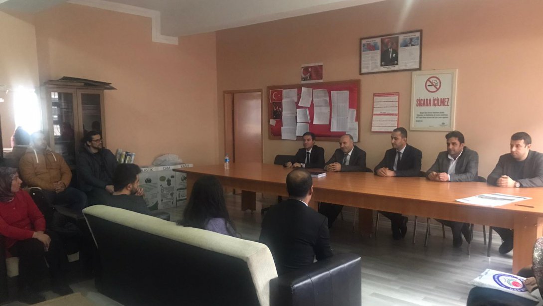 İl Milli Eğitim Müdürümüz Mehmet Emin Korkmaz Güroymak İMKB Anadolu Lisesini Ziyaret Etti