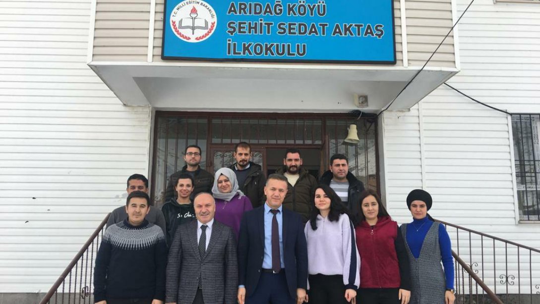 Arıdağ Köyü Şehit Sedat Aktaş İlkokulu, Arıdağ Ortaokulu ile Bölükyazı Yatılı Bölge Ortaokulu Ziyaretleri