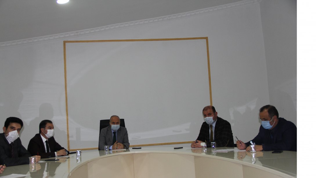 İl Müdürümüz Sayın Mehmet Emin KORKMAZ Başkanlığında Haftalık Değerlendirme Toplantısı Düzenlendi