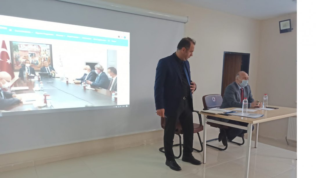 İl Müdürümüz Sayın Mehmet Emin KORKMAZ'ın Proje Tanıtım toplantısı