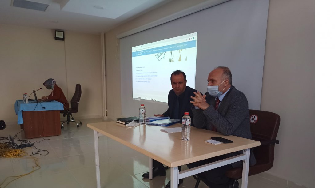 İl Müdürümüz Sayın Mehmet Emin KORKMAZ Proje Toplantısına Katıldı