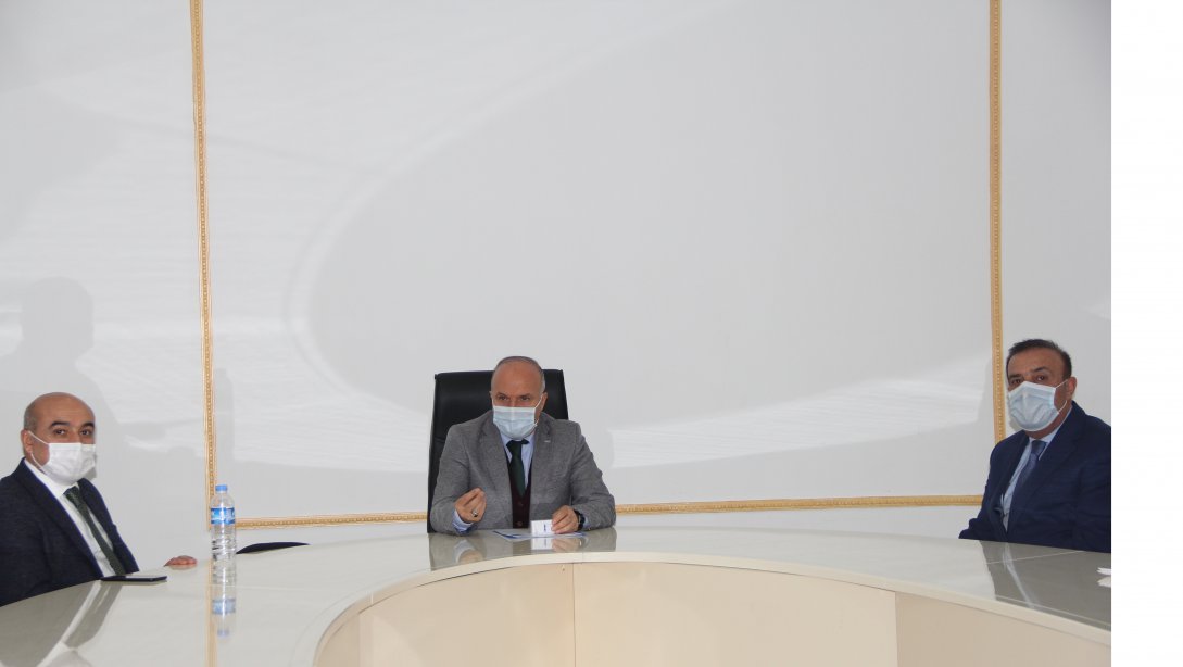 İl Müdürümüz Sayın Mehmet Emin KORKMAZ'ın Ölçme Değerlendirme Toplantısı