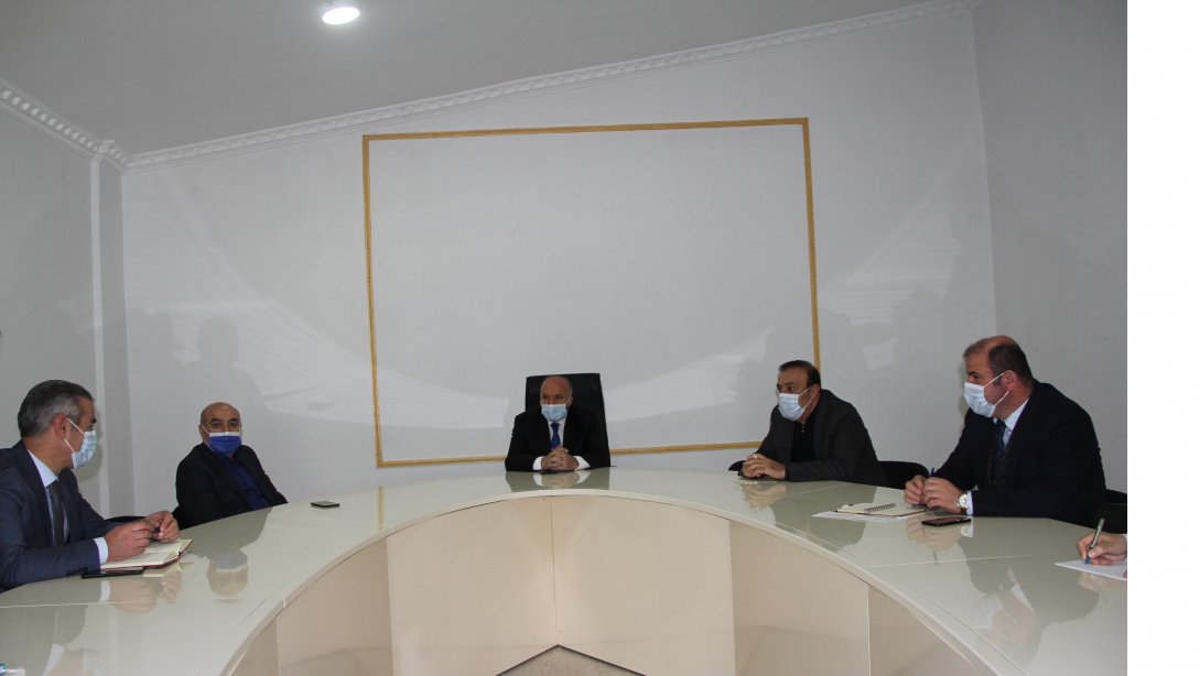 İl Müdürümüz Sayın Mehmet Emin Korkmaz Başkalığında Toplantı Düzenlendi