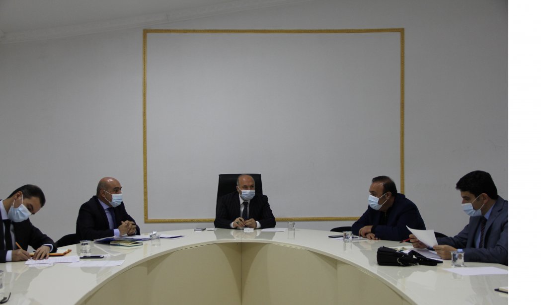 İl Müdürümüz Sayın Mehmet Emin Korkmaz Başkanlığında Haftalık Değerlendirme Toplantısı Düzenlendi