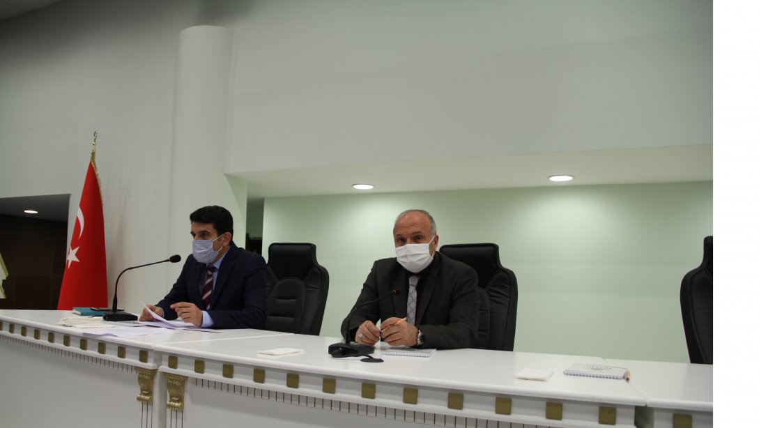İl Müdürümüz Sayın Mehmet Emin Korkmaz Başkanlığında Din Öğretimi Toplantısı Düzenlendi