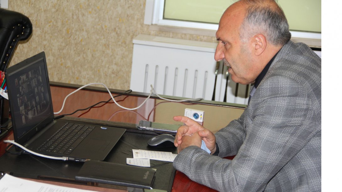 İl Müdürümüz Sayın Mehmet Emin Korkmaz Başkanlığında Çevrim İçi Toplantı Düzenlendi