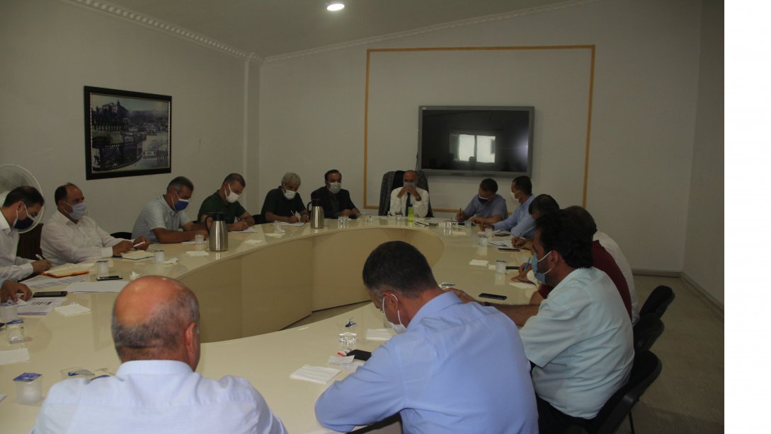 İl Müdürümüz Sayın Mehmet Emin Korkmaz Başkanlığında Toplantı Düzenlendi
