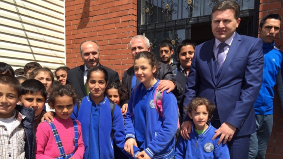 İl Milli Eğitim Müdürümüz Sayın Mehmet Emin KORKMAZ´ın Tatvan Vangölü İlk/Ortaokulu İncelemeleri