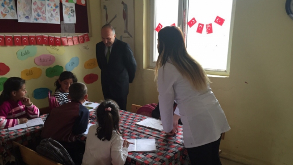 İl Milli Eğitim Müdürümüz Sayın Mehmet Emin KORKMAZ´ın Merkez Konuk İlkokulu ziyareti