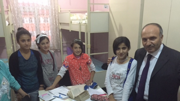 İl Mİlli Eğitim Müdürümüz Sayın Mehmet Emin KORKMAZ Güroymak Gölbaşı Cumhuriyet Kız Yatılı Bölge Ortaokulunu ziyaret etti.