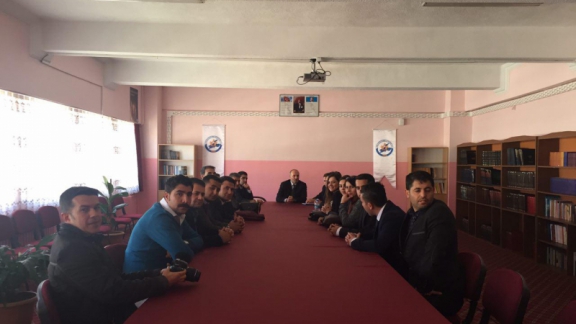 İl Milli Eğitim Müdürümüz Sayın Mehmet Emin KORKMAZ TatvanYatılı Bölge Ortakolunu ziyaret etti