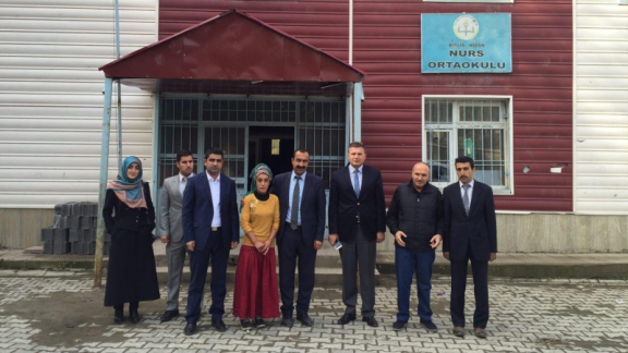 İl Milli Eğitim Müdürümüz Sayın Mehmet Emin KORKMAZ Hizan Nurs Köyü Ortaokulunu ziyaret etti.