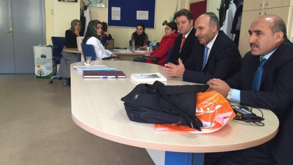 İl Milli Eğitim Müdürümüzün Ahlat İlçemizde Merkez Nurullah Eren Anadolu Lisesi ziyareti ve toplantısı