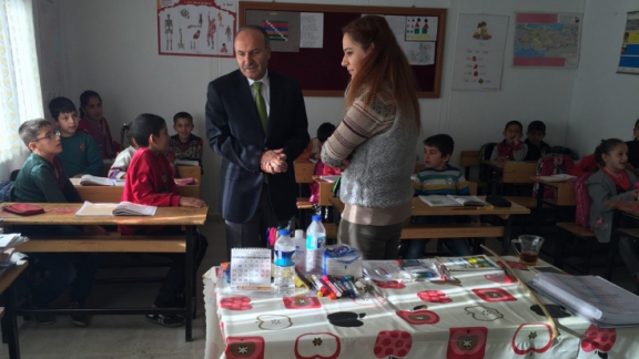 İl Milli Eğitim Müdürümüz Sayın Mehmet Emin KORKMAZ Cumhuriyet Köyü İlkokulunu ziyaret etti.