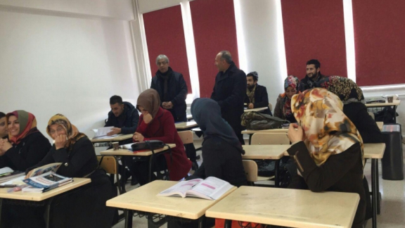 İl Milli Eğitim Müdürümüz Sayın Mehmet Emin KORKMAZ Ahlat İlçemizde kursları  ziyaret etti.