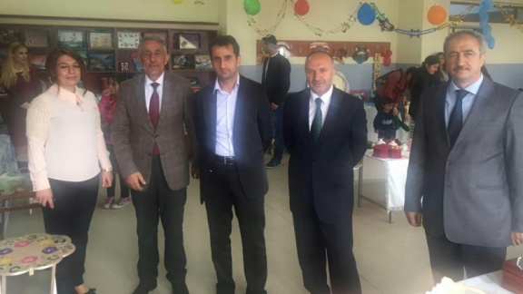 Toki Ahmet Eren İlkokulu Halk Eğitim Merkezi kursiyer ziyareti 