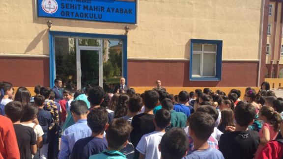 Şehit Mahir Ayabak Ortaokulunda Açılış Töreni