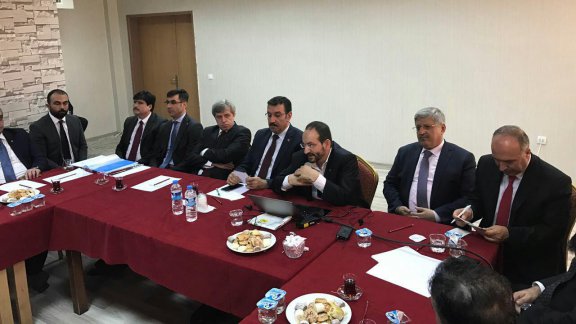 Gümrük ve Ticaret Bakanımız Sayın Bülent TÜFENKCİ başkanlığında değerlendirme toplantısı yapıldı.