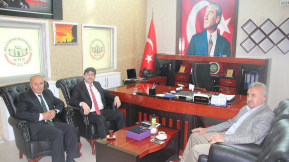 Bitlis Eren Üniversitesi Rektörü Sayın Prof. Dr. Erdal Necip YARDIM´ın İl Müdürümüzü Makamında Ziyareti