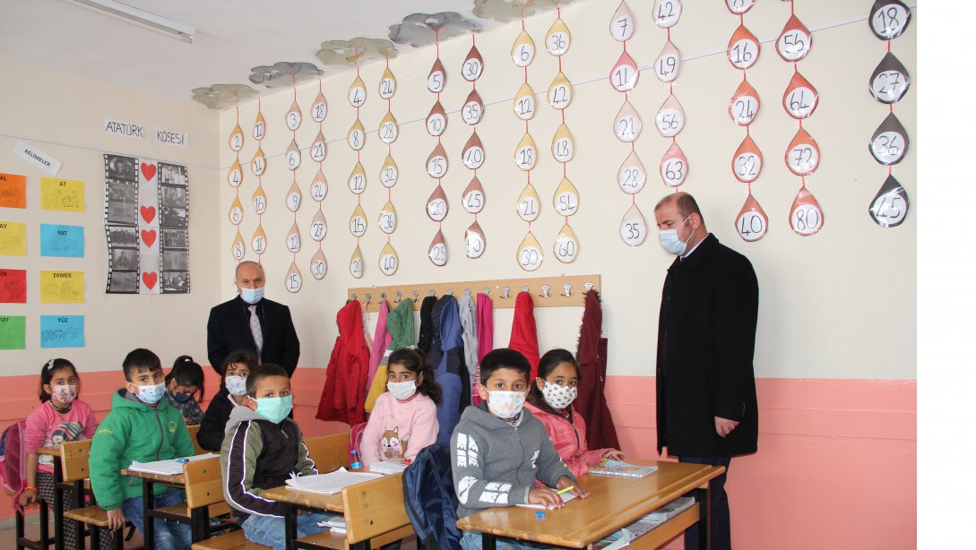 İl Müdürümüz Sayın Mehmet Emin Korkmaz Köy Okullarını Ziyaret Etti
