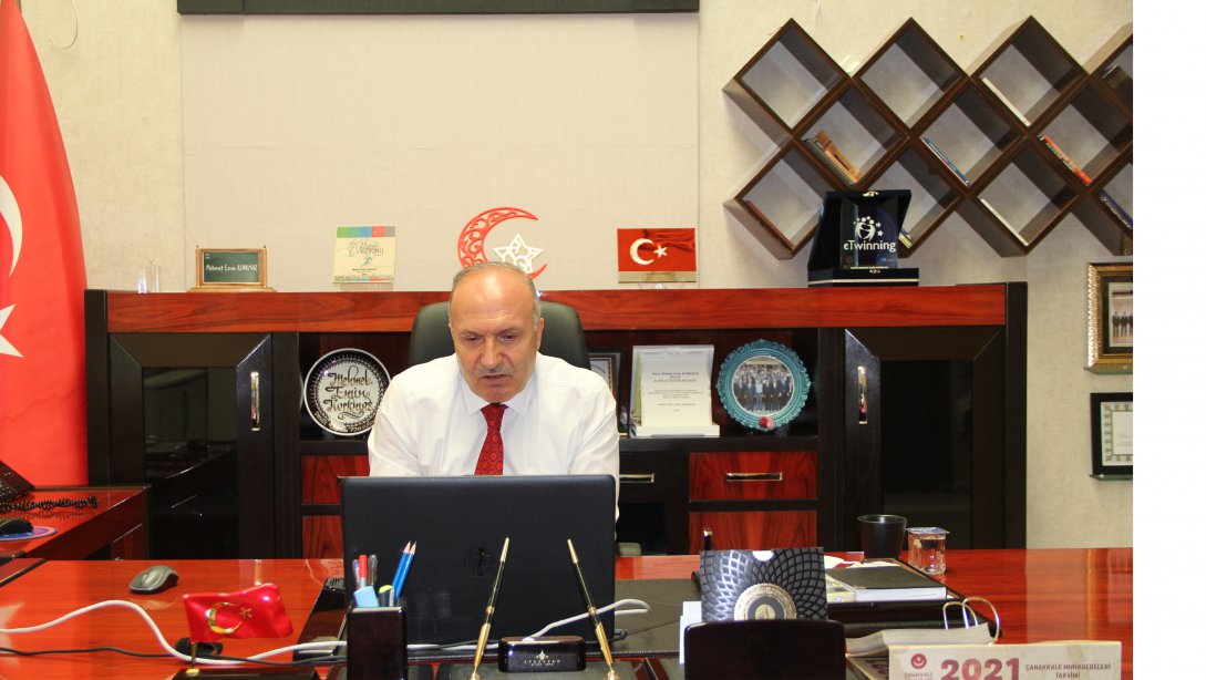 İl Müdürümüz Sayın Mehmet Emin Korkmaz Okul Müdürleri ile Toplantı Düzenlendi