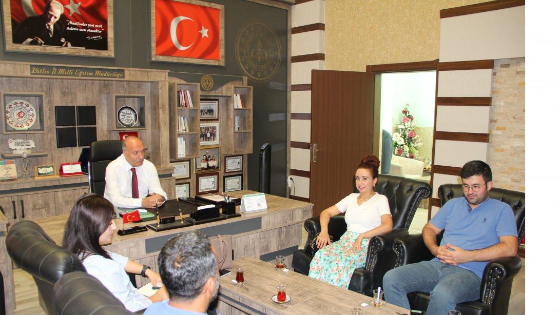 İl Milli Eğitim Müdürümüz Sayın Mehmet Emin KORKMAZ , AR-GE ekibi ile değerlendirme toplantısı gerçekleştirdi. 